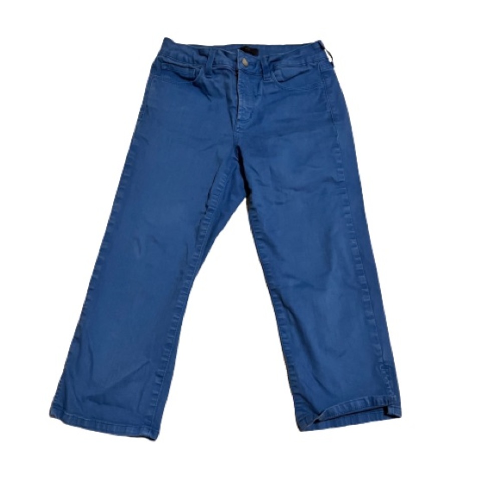 NYDJ Blue Denim Capri Lift and Tuck